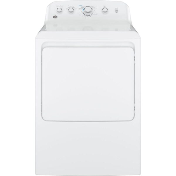 6.2 cu. ft. 240 Volt White Electric Vented Dryer