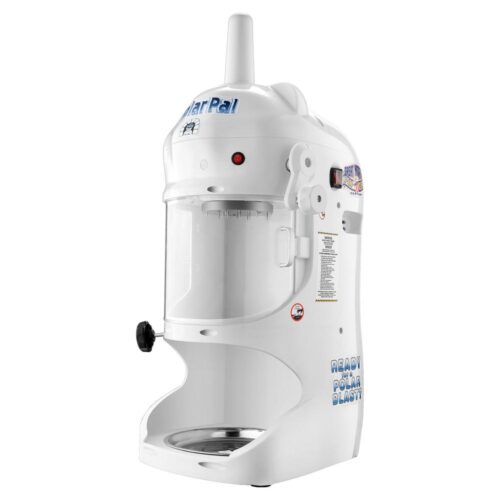 Polar Pal 128 oz. White Ice Block Shaver and Snow Cone Machine