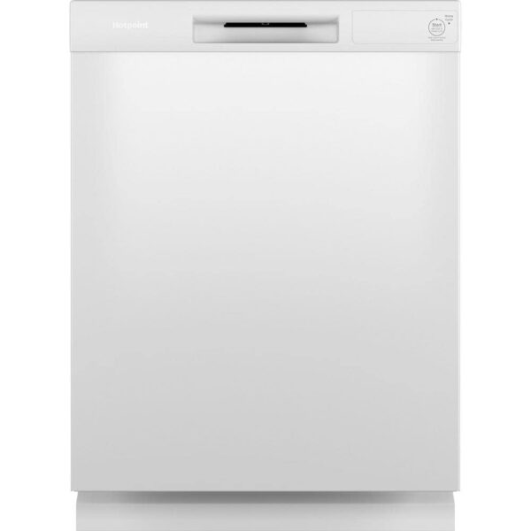 24 in. in White Front Control Built-In Tall Tub Dishwasher 120-volt