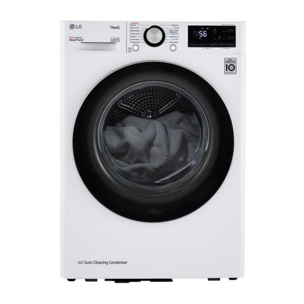 4.2 cu. ft. Compact Front Load White Electric Dryer with Dual Inverter HeatPump Technology