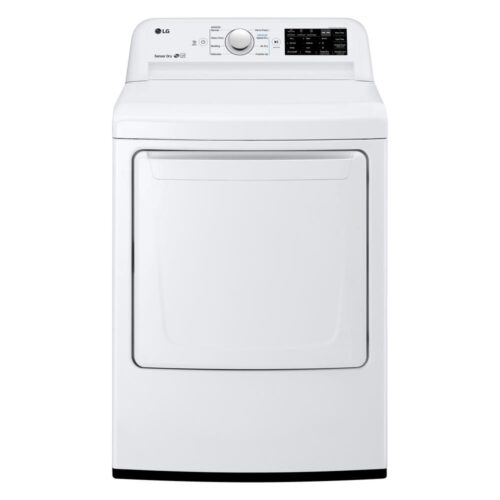 7.3 cu. ft. Ultra Large High-Efficiency White Gas Vented Dryer with Sensor Dry & Reversible Door