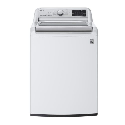 5.5 cu. ft. High Efficiency Mega Capacity Smart Top Load Washer with TurboWash3D and Wi-Fi Enabled in White