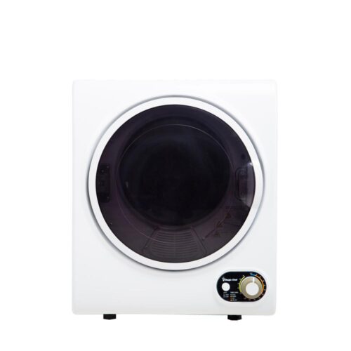 Compact 1.5 cu. ft. Electric Dryer in White