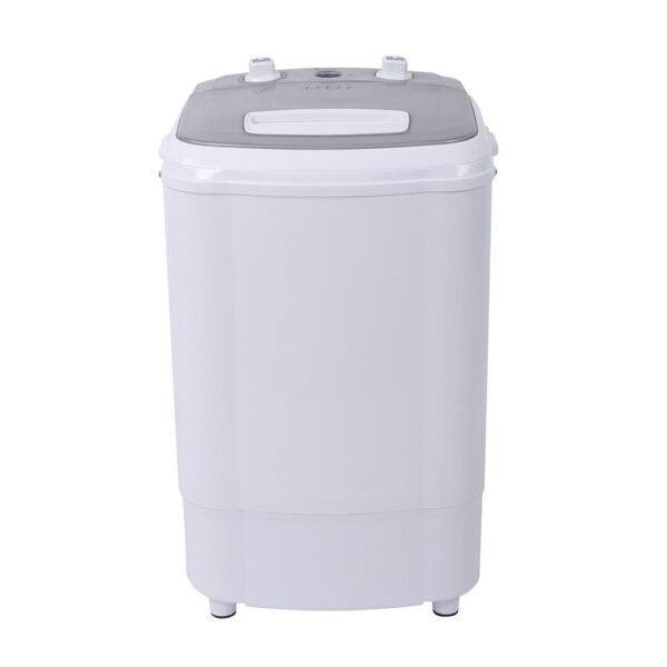 16.3 in. 10 lbs. Portable Semi-automatic Twin Tube Washing machine in White