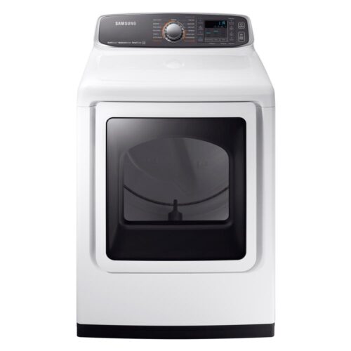 7.4 cu. ft. Electric Dryer with Steam in White