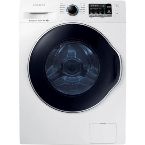 24 in. 2.2 DOE cu. ft. High Efficiency Front Load Washer with Steam in White