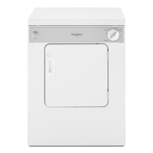 3.4 cu. ft. 120-Volt White Compact Electric Vented Dryer with Flexible Installation