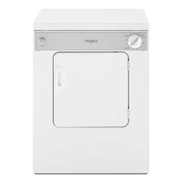 3.4 cu. ft. 120-Volt White Compact Electric Vented Dryer with Flexible Installation