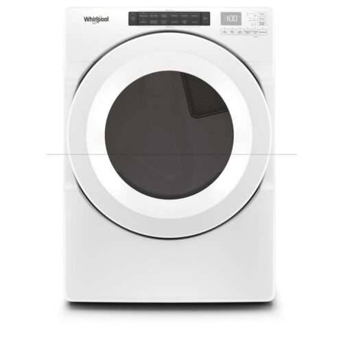 7.4 cu. ft. 240-Volt White Electric Vented Dryer with Intuitive Touch Controls