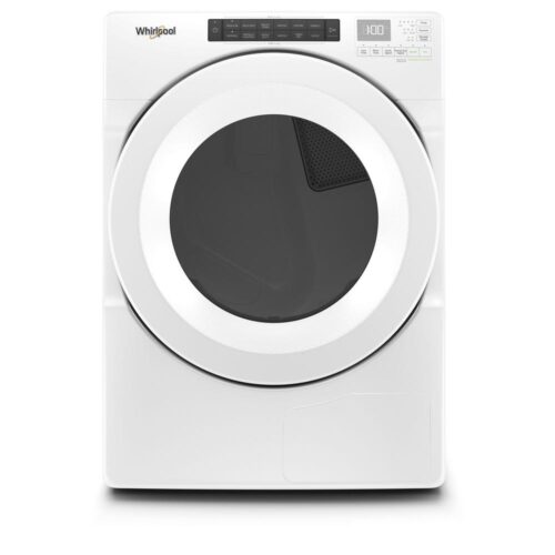 7.4 cu. ft. 240 Volt Stackable White Electric Ventless Dryer with Intuitive Touch Controls