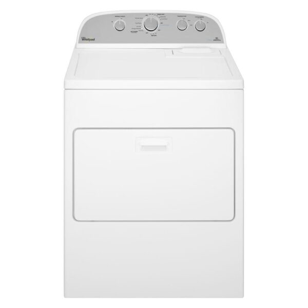 7.0 cu. ft. 120-Volt White Gas Vented Dryer with AccuDry