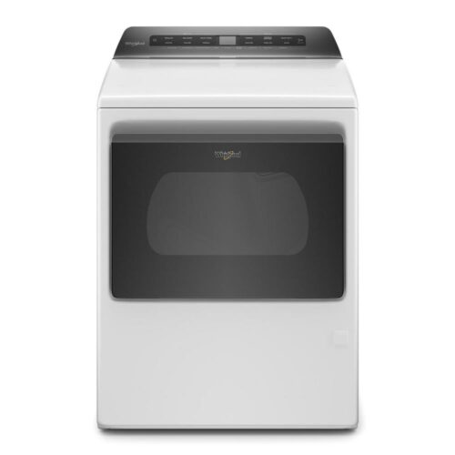 7.4 cu. ft. White Front Load Gas Dryer with AccuDry System