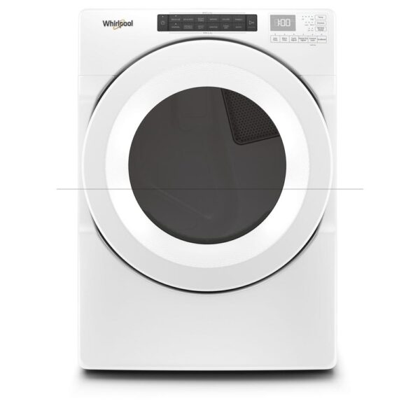 7.4 cu. ft. 120-Volt White Gas Vented Dryer with Intuitive Touch Controls