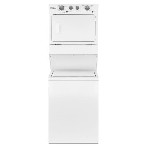 White Laundry Center with 3.5 cu. ft. Washer and 5.9 cu. ft. Electric Dryer with 9 Wash cycles and AUTODRY