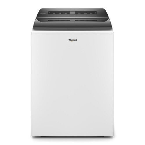 4.7 cu. ft. White Top Load Washing Machine with Built-in Water Faucet and Stain Brush